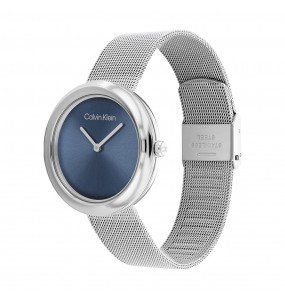 Montre Femme Calvin Klein - Collection Sculptural Twisted Bezel - Style Tendance - Réf. 25200014