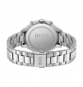 Montre Femme Hugo Boss Hera  - Boîtier acier argenté - Bracelet acier argenté - Ref 1502593