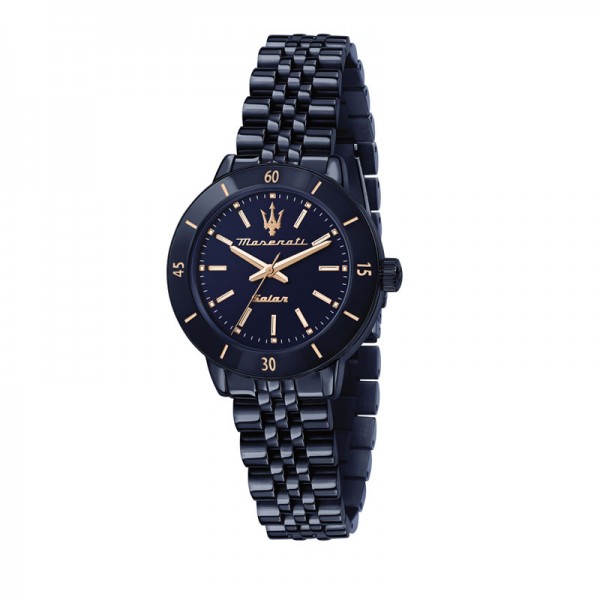 Montre Femme Maserati Blue Solar R8853149501 - Mouvement Solaire