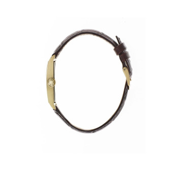Lip Churchill T18 Cadran acier Doré - Bracelet Cuir Marron