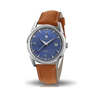 Lip Himalaya 40mm Automatique cadran bleu - Verre Saphir