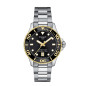 Montre Femme Tissot Seastar 1000 noir bracelet acier - Réf. T1202102105100