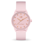Montre Femme Ice Watch Solar Power - Boîtier résine Rose - Bracelet Silicone Rose - Réf. 018479