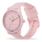 Montre Femme Ice Watch Solar Power - Boîtier résine Rose - Bracelet Silicone Rose - Réf. 018479
