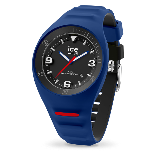 Montre Homme Ice Watch Pierre Leclercq - Boîtier résine Bleu - Bracelet Silicone Bleu - Réf. 018948