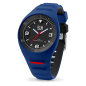 Montre Homme Ice Watch Pierre Leclercq - Boîtier résine Bleu - Bracelet Silicone Bleu - Réf. 018948
