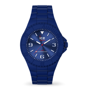 Montre Unisexe Ice Watch Generation - Boîtier résine Bleu - Bracelet Silicone Bleu - Réf. 019158