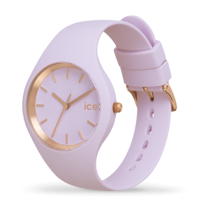 Montre Ice Watch Glam Brushed Femme - Boîtier Silicone Violet - Bracelet Silicone Violet - Réf. 019526