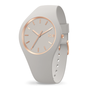 Montre Ice Watch Glam Brushed Femme - Boîtier Silicone Gris - Bracelet Silicone Gris - Réf. 019532