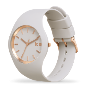 Montre Ice Watch Glam Brushed Femme - Boîtier Silicone Gris - Bracelet Silicone Gris - Réf. 019532