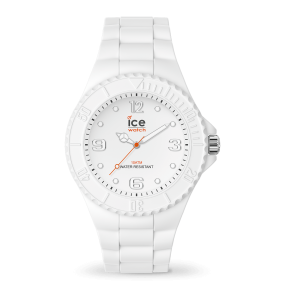 Montre Unisexe Ice Watch Generation - Boîtier résine Blanc - Bracelet Silicone Blanc - Réf. 019150