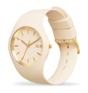 Montre Ice Watch Glam Brushed Femme - Boîtier Silicone Beige - Bracelet Silicone Beige - Réf. 019533