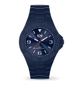 Montre Ice Watch Generation Homme - Boitier Silicone Bleu - Bracelet Silicone Bleu - Réf. 019875