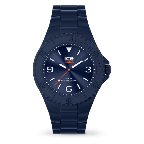 Montre Ice Watch Generation Homme - Boitier Silicone Bleu - Bracelet Silicone Bleu - Réf. 019875