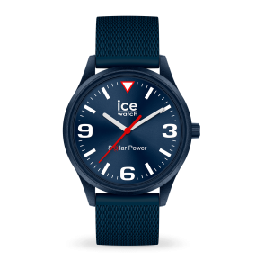 Montre Unisexe Ice Watch solar power - Casual blue red - Medium - 3H - Réf. 020605