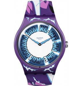 Montre Homme Swatch Collection Dragon Ball Z Gohan X Swatch Suoz345