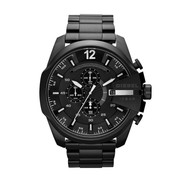 Montre Homme Diesel Collection Mega Chief, style sport, bracelet Acier DZ4283