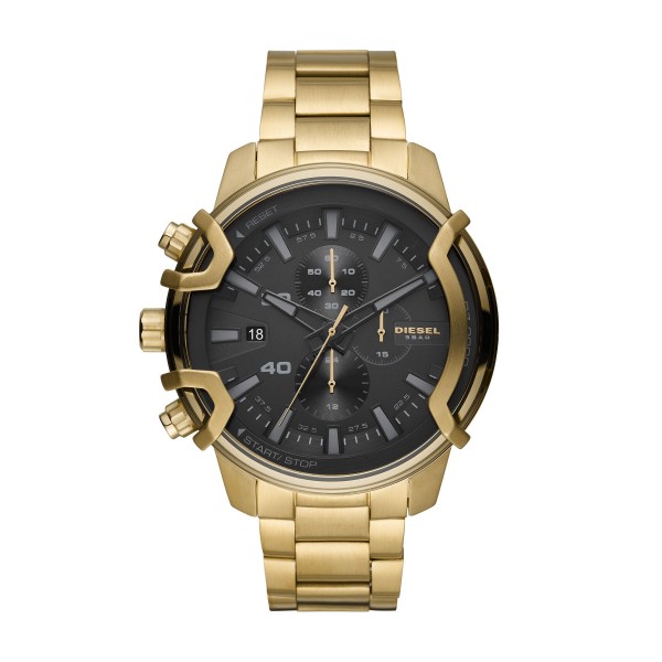 Montre Homme Diesel Collection Griffed, style sport, bracelet Acier DZ4522