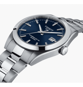 Montre Homme TISSOT Gentleman Powermatic 80 Silicium Bleu -T1274071104100
