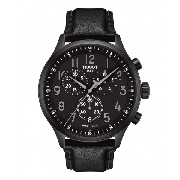 TISSOT CHRONO XL VINTAGE NOIR CUIR T1166173605200