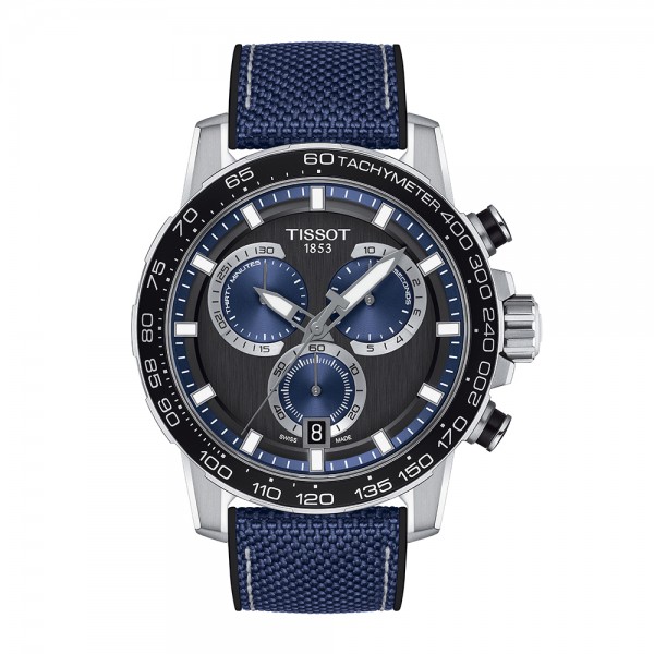 TISSOT SUPERSPORT CHRONO BLEU TISSU T1256171705103