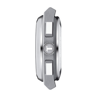 TISSOT PRX AUTOMATIC CHRONOGRAPH BLANC NOIR ACIER T1374271101100
