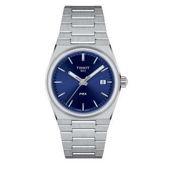 TISSOT PRX 35MM BLEU ACIER T1372101104100