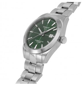 TISSOT GENTLEMAN POWERMATIC 80 SILICIUM VERT ACIER T1274071109101