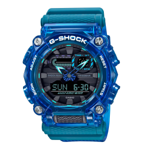 Montre Homme Casio G-Shock résine bleu GA-900SKL-2AER