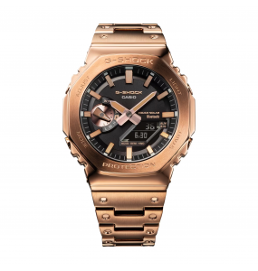 Montre Homme Casio G-Shock boîtier acier bronze, cadran noir GM-B2100GD-5AER