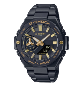 Montre Homme Casio G-Shock boîtier acier noir, cadran noir GST-B500BD-1A9ER