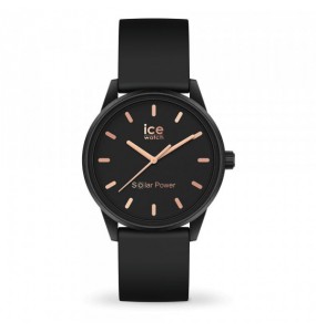 Montre Femme Ice Watch Ice Solar Power en Silicone Noir Ref 18476