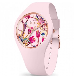 Montre Femme Ice Watch Flower en Silicone Rose Ref 19213