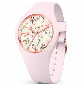 Montre Femme Ice Watch Ice Flower en Silicone Rose Ref 20513