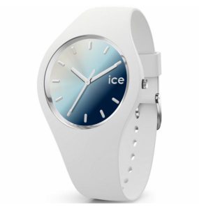 Montre Femme Ice Watch Ice Sunset en Silicone Blanc Ref 20635