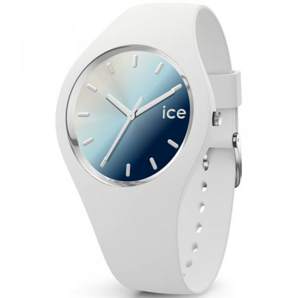 Montre Femme Ice Watch Ice Sunset en Silicone Blanc Ref 20635