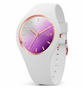 Montre Femme Ice Watch Ice Sunset en Silicone Blanc Ref 20636