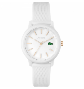 Montre Femme Lacoste 12.12 en Plastique Blanc Ref 2001211