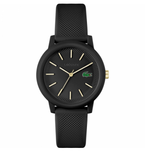 Montre Femme Lacoste 12.12 en Plastique Noir Ref 2001212