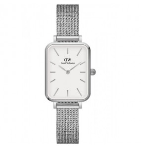 Montre Femme Daniel Wellington Quadro en Acier Argenté Ref DW.DW00100438