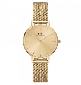 Montre Femme Daniel Wellington Petite en Acier Doré Ref DW.DW00100473