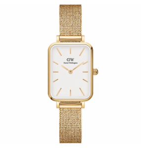 Montre Femme Daniel Wellington Quadro en Métal Doré Ref DW.DW00100556