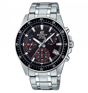 Montre Homme Casio Edifice Chrono en Acier Argenté Ref EFV-540D-1AVUEF