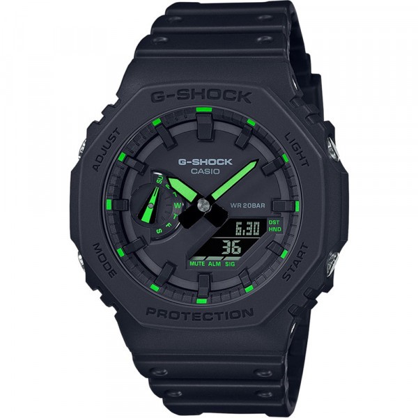 Montre Homme Casio G-Shock en Résine Noir Ref GA-2100-1A3ER