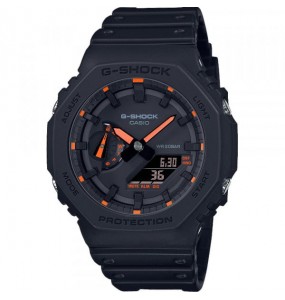 Montre Homme Casio G-Shock en Résine Noir Ref GA-2100-1A4ER