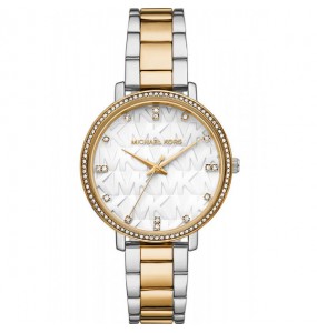 Montre Femme Michael Kors Pyper en Acier Argenté et Doré Ref MK4595