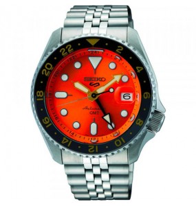 SEIKO 5 SPORTS GMT SKX ORANGE SSK005K1