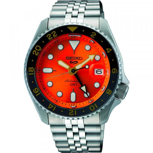 SEIKO 5 SPORTS GMT SKX ORANGE SSK005K1