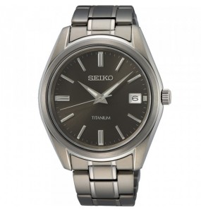 Montre Homme Seiko Classique en Acier Gunmétal Ref SUR375P1