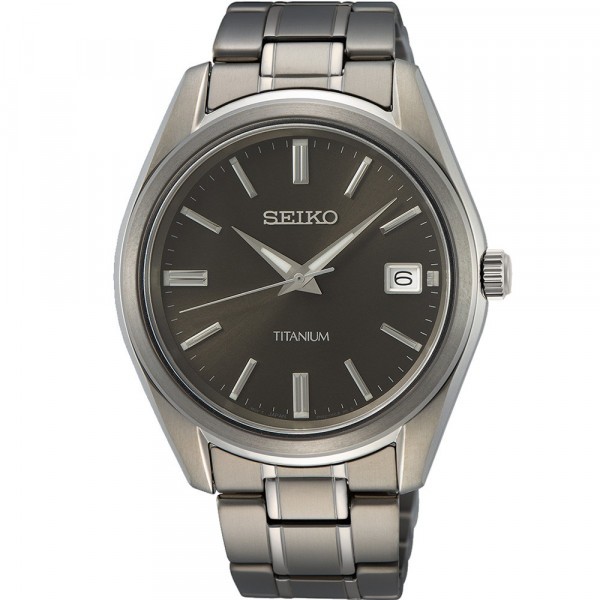 Montre Homme Seiko Classique en Acier Gunmétal Ref SUR375P1